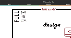 Desktop Screenshot of michellejl.com